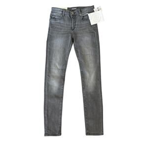 DL1961 Chloe Mid Rise Skinny Jeans Denim Girl’s Size 10 Grey Drizzle Stretch NEW